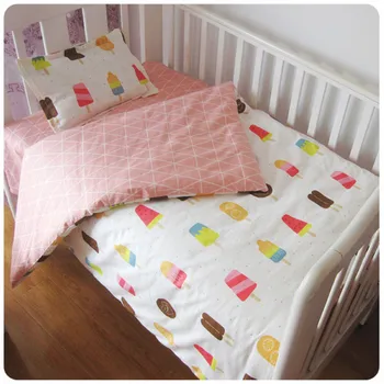 Promovare! 3PCS Desene animate dormitor copil nou-născut copil pat de copil set de lenjerie de pat pentru baieti,(Plapuma+Foaie+fata de Perna)