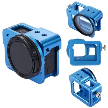 PULUZ pentru GoPro Accesorii Carcasă CNC din Aliaj de Aluminiu Cușcă de Protecție W/ Asigurare Cadru UV Lentile pentru GoPro HERO 6 HERO 5