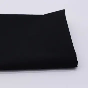 Pur Negru Tesatura de Bumbac Pentru Cusut Manual DIY Hometextile Pânză Țesuturi Țesături Mozaic Țesut Textile de Casa Telas Tecido