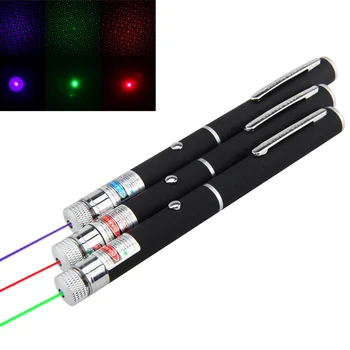 Puternic Laser Pointer Rosu/Verde/Mov Culoare Înstelat Stele Laser Pen Fascicul de Lumină Laser 1MW Lazer 532nm Noi