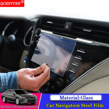 QCBXYYXH Auto-styling de Navigare GPS cu Ecran de Otel Film Protector de Control al Ecranului LCD Autocolante Pentru Toyota 8 Camry 2017 2018