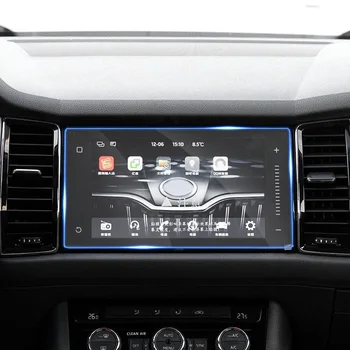 QCBXYYXH Styling Auto de Navigare GPS cu Ecran de Otel Film Protector de Control de Ecran LCD de Protector Autocolant Auto Pentru Skoda Kodiaq