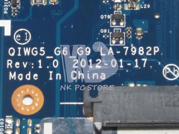 QIWG5_G6_G9 LA-7982P Placa de baza Pentru Lenovo G480 Laptop Placa de baza HM77 DDR3 testate Complet