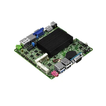 QOTOM Mini ITX cu celeron j1900 la bord, quad core de 2 GHz, până la 2.42 GHz, dual lan placa de baza DC 12V
