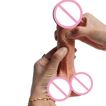 Realist Penis Vibrator rezistent la apa Simulare Penis Vibrator cu ventuza Puternica Vaginale Messager Jucarii Sexuale pentru Femei pentru Sex-Shop O3