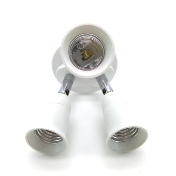Reglabil 3 in1 E27 Bec LED Soclu Suport Splitter-Bec Lampa Adaptor de Titular de la 1 la 3 Baze de Lămpi de Înaltă Calitate