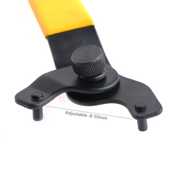 Reglabil Polizor unghiular Cheie 8-50mm Îngroșa Pin Spanner Cheie Universală Pin Cheie