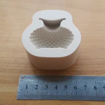 Retro Vază în Formă de Mucegai Silicon Decorare Tort Fondant cookie-uri de instrumente 3D Silicon Mucegai Accesorii de Bucătărie SQ17163