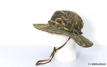 ROLANPRO Moda Camuflaj Alpinism Capace pentru Barbati Femei de Vară Om Rotund Boonie Pălării Militare de Camping în aer liber Pălărie
