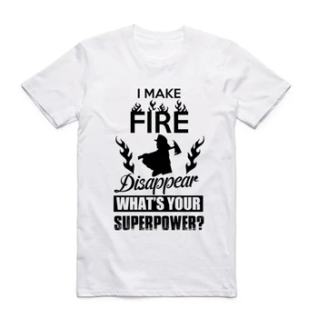 S-XXX Barbati prient Pompier Cadou Pompier alb interesante haioase tricou cu maneca Scurta, O-Neck Tricou Camisetas