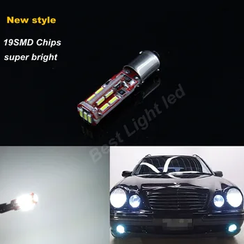 SAARMAT 2x LED BAX9S lampa H6W 6000K Alb 19SMD Chips-uri Canbus Fara Eroare LED-uri Auto bec Lumini de Parcare DRL 12V Pentru Mercedes W210 E420