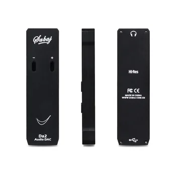 Sabaj Da2 Audio Portabil DAC+Amplificator pentru Căști 32bit/768kHz Mini USB DAC AMP pentru PC / Mac sau Telefon Mobil OTG