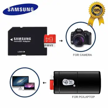 SAMSUNG Card Micro SD de 32gb Card de Memorie Carte Micro sd Tarjeta Micro Sd de 64gb, 128gb, 256gb C10 4KHD TF pentru telefon Mobil cu SDHCSDXC