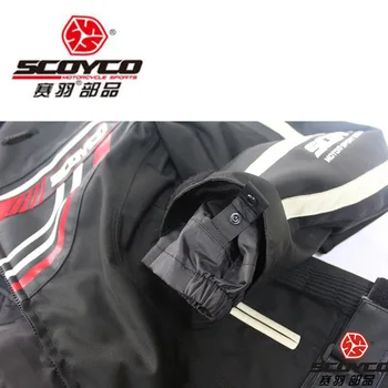 SCOYCO Cavaler echipamente de protecție Cross-country echitatie Motocicleta jacheta haine motocicleta jachete îmbrăcăminte din Oxford pânză PU