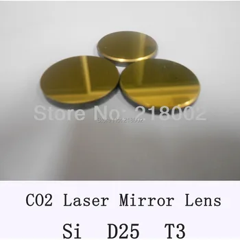 Si cu laser Co2 oglindă 25mm diametru, grosime 3mm