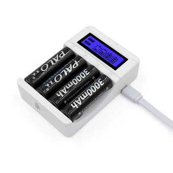 Smart LCD USB Baterie Încărcător Inteligent pentru Ni-Md Ni-Cd AA Reîncărcabile AAA Încărcător de Baterie 1.2 V Rapid de Încărcare de Încărcare Rapidă (<