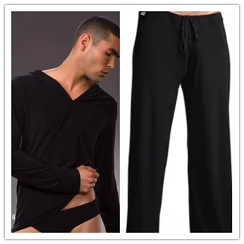 Somn Fundul Barbati casual pantaloni moale confortabil Bărbați Somn Fundul Homewear XL pantaloni de pijama Siret liber Lounge îmbrăcăminte