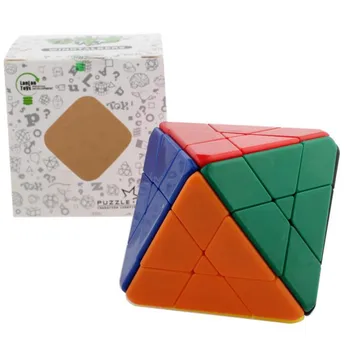 Stickerless Cub de Jucărie Octaedru Puzzle Cub 4x4x4 Colorat Puzzle Cub de Jucărie