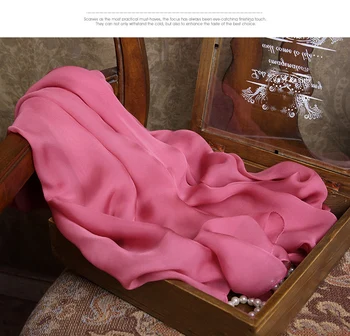 Stil de moda de Brand designer de Timp Esarfa Matase, de culoare Roz Închis Piața Eșarfe și Șaluri de Iarna mai Cald Pătură Wrap pentru femei