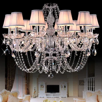 Stil European Candelabre de Cristal cu LED-uri Moderne Lustre Pentru Living Bucatarie lustru de sala de cristal decor de Nunta