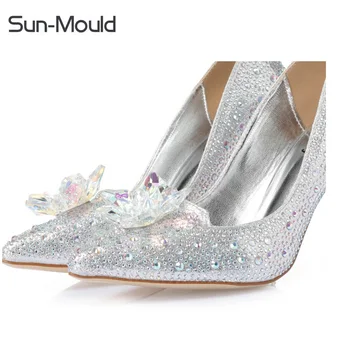 Stras de cristal pantofi de flori clipuri Tocuri inalte, sandale flats femeie Pompe de Pantofi de Nunta farmecele de flori clipuri 1pair/lot