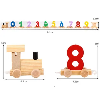 SUKIToy de Învățare de Învățământ Jucării din Lemn Digital Montessori Math Joc Jucarii Pentru Copii fete numărabile material brinquedos