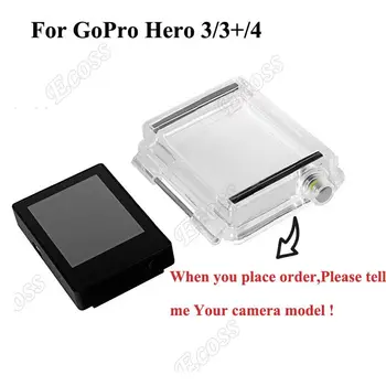 Suptig Ecran Lcd Pentru Gopro hero 3 3+ 4 Camera LCD Bacpac de Afișare Vizualizare W/ Backdoor pentru GoPro Hero3 3+ 4 Accesorii aparat de Fotografiat