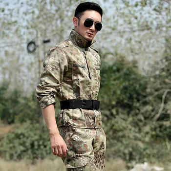 Tactic Costum Militar De Camuflaj, Jacheta + Pantaloni Barbati Produsului Armată De Luptă În Stil Haine Set Haine De Camuflaj Hunter Fisher Om