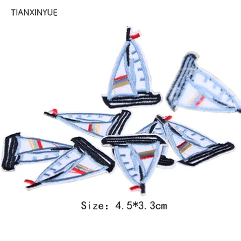 TIANXINYUE Brand 20buc Navigatie Brodate Fier Pe Insigne Patch-uri Pentru Îmbrăcăminte Motiv de Desene animate Aplicatiile Autocolant Pentru Haine