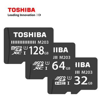 TOSHIBA Card TF M 203 MicroSDHC 32GB MicroSDXC 64GB 128GB U1 Class10 UHS-1 Card de Memorie de 100MB/S Trans Flash pentru Conducere recorder