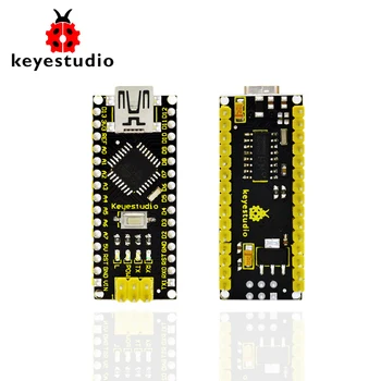 Transport gratuit 1buc Keyestudio CH340 Nano Controler de Bord + cablu USB