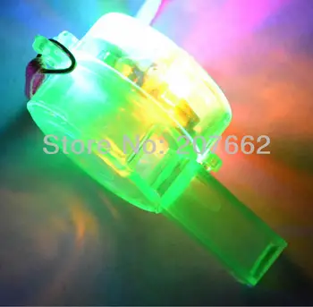 Transport gratuit 24BUC/lot 3led LED Intermitent Fluier LEDflashing Suzeta Concurs Fluier pentru consumabile partid