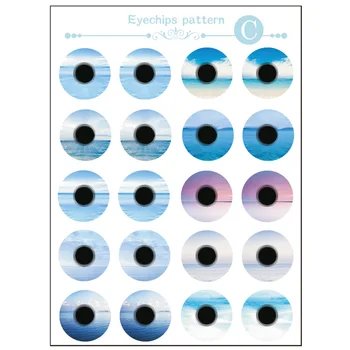 Transport gratuit 5Pairs Blyth papusa ochi 14mm ochi colorate realizate manual desene animate ochi accesorii papusa Blyth ochi chips-uri elevi
