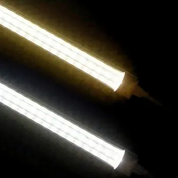 Tub cu LED-uri de Lumină 6ft 180cm 1800mm Formă de V Integra 4ft 5ft 6ft 8 metri T8 Dual Tuburi cu LED-uri de Iluminat Rece SMD2835 100LM/W AC85-265V
