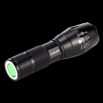 Ultrafire A100 3-CULOARE 5 MODURI de zoom lanterna LED-uri