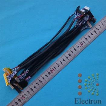 Universal LVDS Cable 40pin 30pin 20pin pentru LED-uri Display LCD Panou Suport Controler de 14 inch, 55 inch Ecran 10buc/set