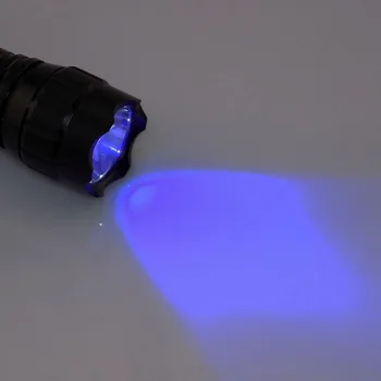 Uv Lanterna Led-uri Lampa de 395nm Ultraviolete Lampa Flash de Culoare Violet Linternas Lampă Lanternă Reîncărcabilă Linterna +Baterie 18650 501
