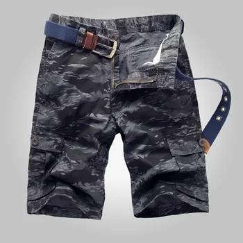 Vară stil Mens pantaloni Scurți Casual om de moda Camo Cargo pantaloni Scurți de moda bumbac Militare de Camuflaj, pantaloni Scurți Bărbați joggerspants