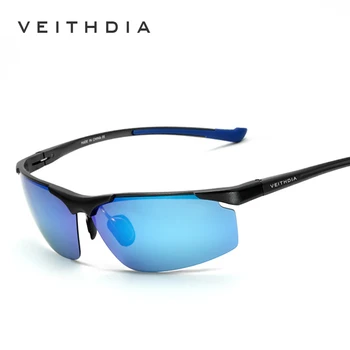 VEITHDIA Original Caz de Designer de Brand Polarizat ochelari de Soare pentru Barbati Ochelari de Soare Vintage Ochelari gafas oculos de sol masculino 6587