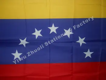 Venezuela Pavilion 150X90cm (3x5FT) 115g 100D Poliester Dublu Cusute de Înaltă Calitate, Transport Gratuit