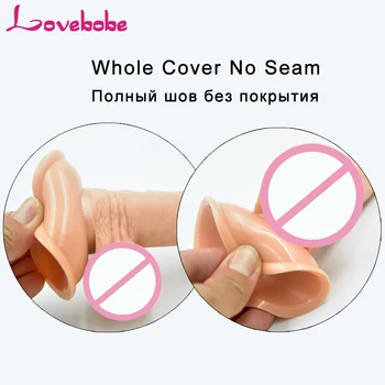 Ventuza puternica Vibratoare Imense pentru Sexul Feminin Produse Vibrator Realist Artificial Flexibil Penisului Penis Cu Penis Adult Jucarii Sexuale