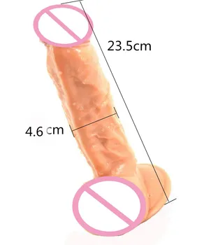 Vibrator realist culoarea pielii mare dildo cu ventuza jucarii sexuale pentru femei flexibil vagin stimula lesbiene flirt sex-shop