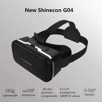 Vritual Ochelari de Realitate VR Shinecon G04 6.0 set de Căști Vr Video 3D Ochelari Casca Box 3d vr Pentru 4.5-6.0 Smartphone+Bt Controller