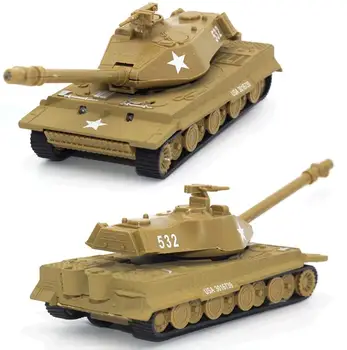 Vânzare Fierbinte ! 1: 72 Aliaj trage înapoi de sunet și lumină Tancuri militare model de jucărie, Copii cel mai frumos cadou, transport gratuit