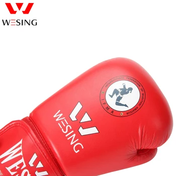 Wesing muay thai box mănuși de micro-fibre mănuși de box thailandez aprobat de IFMA