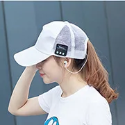 Wireless Bluetooth pentru Căști Muzica Sport Capac Inteligent Șapcă de Baseball cu Hands-free Microfon Cască de Soare Capac pentru iphone Samsung