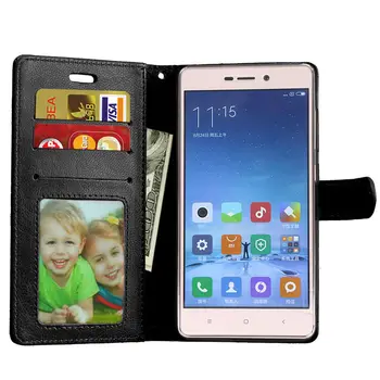 Xiomi Redmi 3S Caz Xiomi Redmi 3 Pro Caz Acoperire 5.0 inch Portofel din Piele PU Caz Telefon Pentru Xiomi Redmi 3S Pro Prim-Flip Geanta