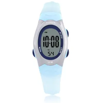 XONIX Brand Digital LCD Copii fete de Moda Ceas de mână Drăguț Roz Curea de PU rezistent la apa 50M Copil Ceasuri de Alarmă parte clocksStopwatch