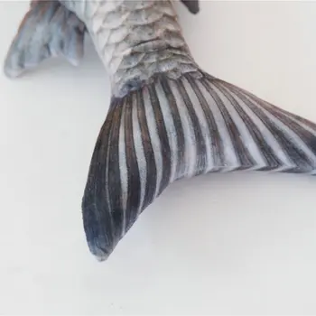 Yesfeier 30-100cm Simulare Crap Pește Jucărie de Pluș Moale Formă de Pește Perna Cadou Creativ pentru Copiii Acasă Shope Decor