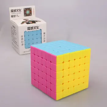 YJ MoYu AoShi 6x6x6 69mm Viteza de Puzzle Cub Profesional poftă de mâncare Cuburi Cubo Magico Clasic de Învățare Jucarii Educative Copil Cadouri